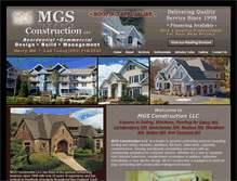 Tablet Screenshot of mgsconstructionllc.com